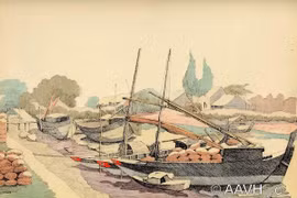 Tranh đặc sắc về cảnh quan Nam Bộ năm 1935 