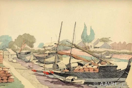 Tranh đặc sắc về cảnh quan Nam Bộ năm 1935 