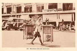 Hình cực độc về các gánh hàng rong trên đường phố Sài Gòn xưa