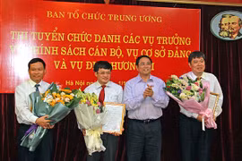 Ban Tổ chức trung ương chọn được 3 vụ trưởng mới qua thi tuyển