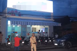 Dùng súng cướp ngân hàng ở Tiền Giang