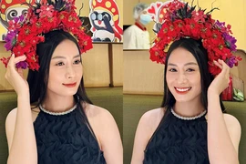 Đu trend “cài hoa lên tóc”, hot girl tuyển nữ Việt Nam xinh “ngây ngất“