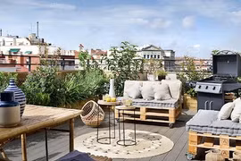 Những mẫu thiết kế vườn trên sân thượng đẹp "quên sầu"