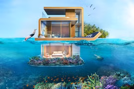 Mê mẩn ngôi nhà nổi cực kỳ sang trọng ở biển Dubai