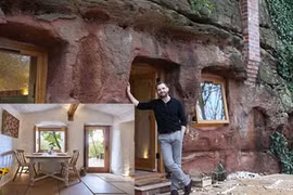 Hang động cổ 800 tuổi lột xác thành căn hộ sang chảnh