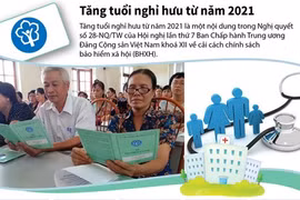 Infographic: Điều chỉnh tăng tuổi nghỉ hưu kể từ năm 2021