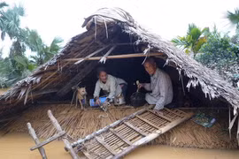 Bão số 10 gây mưa 100-400mm, nguy cơ lũ lụt ở miền Trung