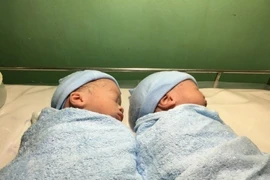Cặp song sinh đầu tiên ở VN chào đời nhờ mang thai hộ