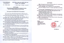 Chỉ trong 1 ngày, Công ty TNHH Kiến trúc xây dựng Nhật Minh trúng 2 gói thầu 