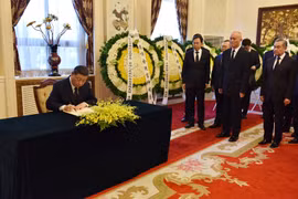 Tổng Bí thư, Chủ tịch nước Trung Quốc Tập Cận Bình viếng Tổng Bí thư Nguyễn Phú Trọng