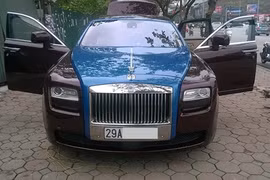 Xe sang Rolls-Royce Ghost chục tỷ đổi màu ở Hà Nội 