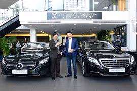 Em chồng Hà Tăng tậu cặp đôi Mercedes-Benz tiền tỷ 