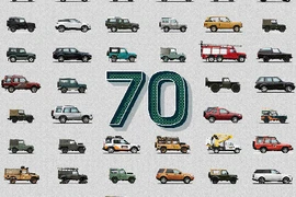 Thương hiệu xe hơi Land Rover đánh dấu 70 năm thành lập