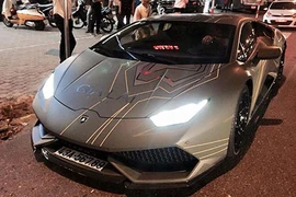 Siêu xe Huracan 15 tỷ biển khủng "thay áo" tại Đà thành