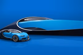 Bugatti Niniette 66 - siêu du thuyền "hàng thửa" từ Chiron