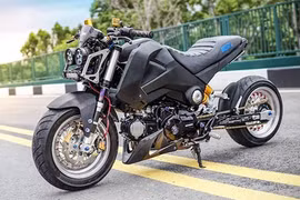 Xe máy Honda MSX độ hơn 100 triệu tại Sài Gòn 