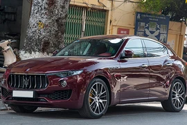 Xế sang Maserati Levante hơn 5 tỷ lăn bánh tại Hà Nội
