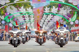 Gần 100 môtô Harley-Davidson ra mắt Clb HD - TP HCM 