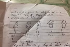 Chép phạt Thể dục bằng tranh vẽ: Cơn ác mộng mới của học sinh