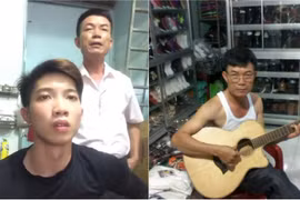 Con đàn cho bố hát cổ vũ mẹ nấu cơm ngon 