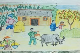 Bức tranh tập vẽ nhắc bạn về "tuổi thơ dữ dội" 