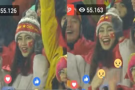 Hot girl trên khán đài chung kết U23 Việt Nam khiến anh em "phát cuồng"