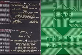 Cặp đôi lập trình viên "chơi trội" với tấm thiệp cưới lạ