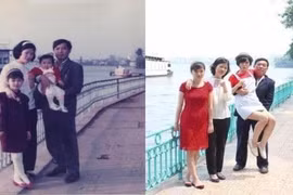 Dân mạng thi nhau khoe ảnh gia đình ngày ấy - bây giờ thật cảm động