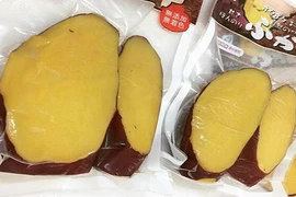 Khoai lang Nhật 500 ngàn một củ, chị em chia nhau từng lát