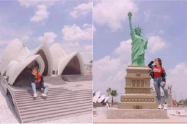 Giới trẻ thích thú check-in kì quan thế giới ngay tại Việt Nam