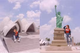 Giới trẻ thích thú check-in kì quan thế giới ngay tại Việt Nam