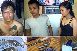 Tội phạm truy nã bị tóm gọn cạnh gái xinh và kho súng đạn