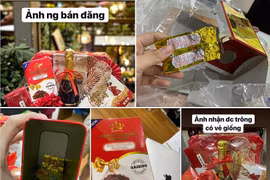 Tá hỏa loạt giỏ quà Tết "dở khóc dở cười"