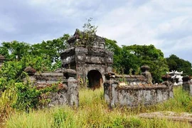 Chính quyền lên tiếng vụ bia mộ bà nội vua Thành Thái bị đào bới