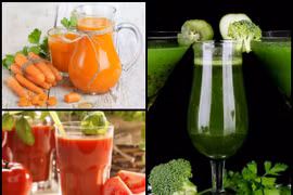 6 loại nước ép rau củ giúp láng mịn, căng bóng