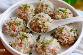 Bí quyết làm món xôi viên thịt hương vị mới lạ