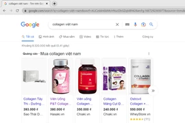 Tràn lan viên nén, nước uống collagen trên thị trường