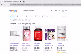 Tràn lan viên nén, nước uống collagen trên thị trường