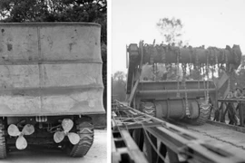 Kỳ dị cách quân Đồng Minh đưa xe tăng "bơi" qua eo biển Manche