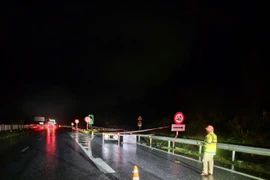 Huế: Mưa lớn gây sạt lở taluy trên cao tốc La Sơn - Túy Loan