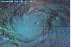 Siêu bão Mangkhut ảnh hưởng trực tiếp đến Vịnh Bắc Bộ