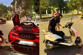 Honda Lead tông bể cản McLaren 765LT Spider thay mới gần 3 tỷ đồng