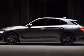 Lộ hàng Genesis G70 2021 hạng sang cốp rộng 