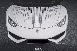Lamborghini Huracan Đắk Lắk được thay áo mới siêu chất