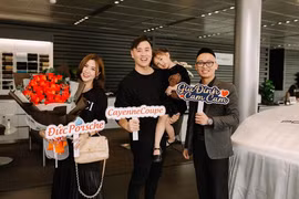 Gia đình Cam Cam tậu Porsche Cayenne Coupe hơn 5 tỷ đồng