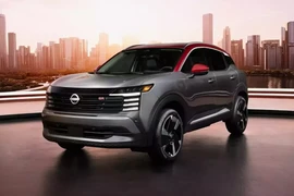 SUV Nissan Kicks 2025 thế hệ mới tăng mạnh kích thước