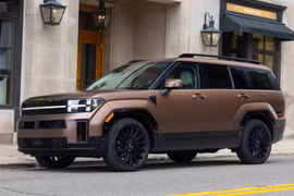 Chi tiết ô tô dùng cả xăng lẫn điện Hyundai SantaFe EREV