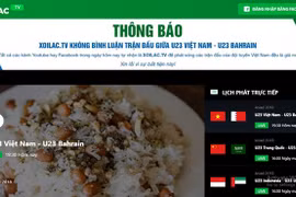 Đề nghị truy đầu mối tiếp tay cho Xôi Lạc TV vi phạm bản quyền