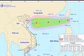 Dự báo thời tiết 11/9: Bão số 5 hướng phía Tây, liên tục tăng cấp