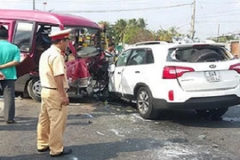 Tai nạn giao thông liên hoàn ở Tiền Giang, 1 người tử nạn